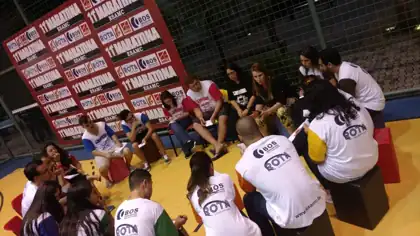 Roda de alunos na 11ª Maratona ESAMC